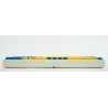 Leopold FC750R Yellow/Blue PD White Case TKL Double Shot PBT Mechanical Keyboard