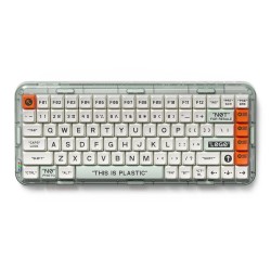 MelGeek Mojo84 Plast Original 75% Hotswap Bluetooth + 2,4 GHz RGB Mekaniskt tangentbord