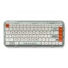 MelGeek Mojo84 Plastik Original 75% Hotswap Bluetooth + 2,4 GHz RGB Mekanisk Tastatur