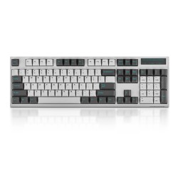 Leopold FC900RBT Bluetooth Vit/Grå PD Double Shot PBT Mekaniskt Tangentbord