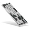 Leopold FC900RBT Bluetooth Vit/Grå PD Double Shot PBT Mekaniskt Tangentbord