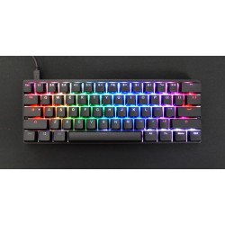 Vortex POK3R Sort Aluminium Kabinet 60% RGB LED Mekanisk Tastatur